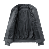 Veste en faux daim pour homme, style décontracté rétro, col bomber, 3 couleurs