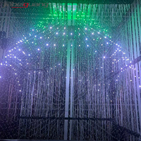 Lumière matricielle 3D dynamique SPI DMX 2/3/4/5/6M Pixel RGB lumière matricielle Artnet D tridimensionnelle pour la scène T de musique de mode
