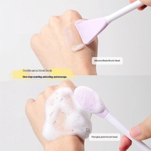 LMLTOP Set de Cuencos Grandes de Silicona para Mascarillas DIY, Brocha de Masaje de Doble Cabeza SY576/SY445, Selección Cuidadosa - Product Image 1