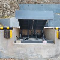 Niveleur de quai télescopique hydraulique de haute qualité 8 tonnes pour chargement et déchargement, extensible pour rampe de conteneurs