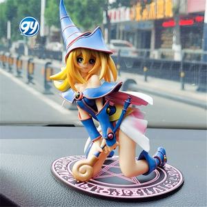 Figurines GY en <span class=keywords><strong>vente</strong></span> flash, <span class=keywords><strong>Yu</strong></span>-<span class=keywords><strong>Gi</strong></span>-<span class=keywords><strong>Oh</strong></span>, figurine de maître du jeu, Mana, en position agenouillée, hauteur 17 cm, Dark Magician Girl, modèle d'anime, décoration de voiture - Product Image 2