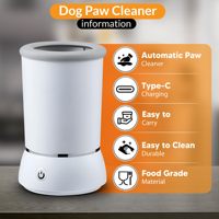 Coupe de nettoyage de pattes de chien automatique directe d'usine-Silicone de qualité alimentaire et nettoyage à un bouton pour la maison et les voyages