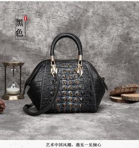 Sac à bandoulière en cuir gaufré 3D style rétro pour femme, sac fourre-tout décontracté portable pour dames, vente chaude - Product Image 4