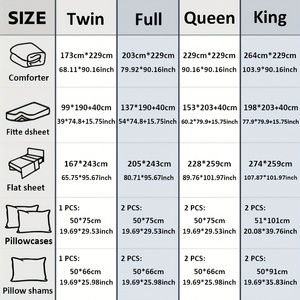 Sang Trọng Vàng Lá In 7-Mảnh Bộ Đồ Giường Set - Polyester Comforter Với Phù Hợp Với Tấm & Vỏ Gối - Product Image 3