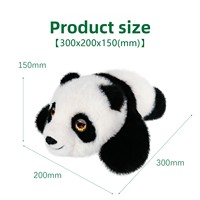 Peluche intelligente IA, panda électronique avec yeux interactifs, compagnon de dialogue, cadeau pour enfants, robot vocal réconfortant