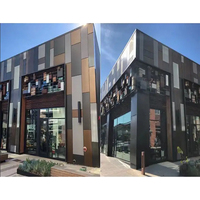 Revêtements muraux extérieurs, façades, panneaux composites en aluminium Alcobond, couleur unie, antistatiques, ignifuges