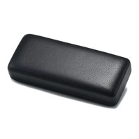 Étui à lunettes rectangulaire en métal, fermeture à pression, étui rigide pour lunettes, style simple, étui pour lunettes de soleil