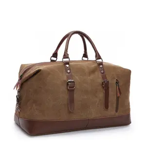 2023 custom overnight bags men outdoor travel portable bag wholesale canvas duffle bag