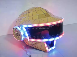 Efun Costume Robot <span class=keywords><strong>Punk</strong></span> Effetto Specchio di Grande Successo per Adulti Cosplay Dorato e Argentato con Casco <span class=keywords><strong>Daft</strong></span> <span class=keywords><strong>Punk</strong></span> - Product Image 5
