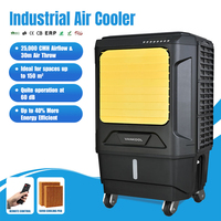 Équipement de refroidissement industriel OEM, refroidisseur d'air évaporatif industriel 25000m3/h pour 150 personnes ㎡ Refroidissement à économie d'énergie de 40 % pour grandes surfaces