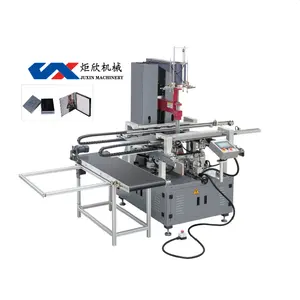 Manual Hot Melt Glue Carton Paper Sweet Gift Box Making Machine Wrapping Grooving Maker Prices Cardboard Packing Gluing Folding