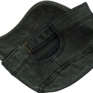 Gorra de Capitán Impermeable de Lona Lavada de 5 Paneles con Bordado a Mano y Estampado en Relieve, Hebilla Metálica Ajustable para Unisex - Product Image 6