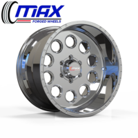 Jantes forgées monobloc en aluminium à déport profond MAX 26x14 28x14 30x16 pour camions Ford F250 F350, Ram 3500, GMC HD