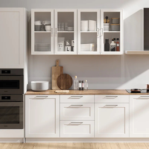 Set di Mobili da Cucina in Legno Massello dal Design Italiano Moderno con <span class=keywords><strong>Dispensa</strong></span> <span class=keywords><strong>per</strong></span> Uso Domestico - Product Image 1