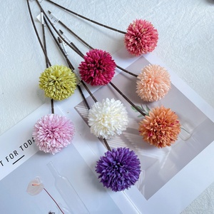Flor de Diente de León Artificial al por Mayor para Decoración del Hogar, Diente de León de Tela de Seda de una Sola Cabeza para Accesorios de Decoración de Bodas y Fiestas - Product Image 5