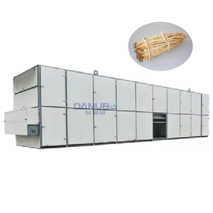 Sécheur à bande continue multicouche pour herbes, ligne de production de poudre d'herbe de Glehnia littoralis - Product Image 1