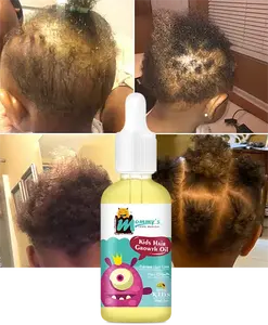 New Set Pack Stronger Organic African American Baby Hair Oil Hair Detangler Conditioner Bath Set For Children
