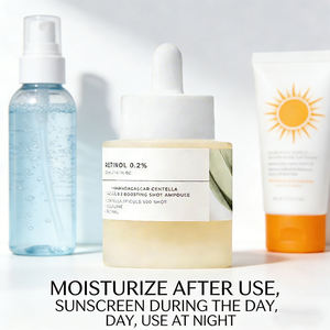 Suero Facial de Niacinamida 10% con Ácido Glicólico y Aloe Vera 30ml Antiarrugas Blanqueador Vitamina C para Rostro y <span class=keywords><strong>Ojos</strong></span> - Product Image 3