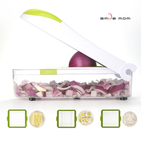 Handmatige multifunctionele groentesnijder, mandoline, fruitsnijder, aardappelschiller, groentehakker van plastic
