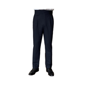 Nuevos pantalones de vestir antiarrugas transpirables no tejidos ecológicos de pierna recta media para hombres, venta al por mayor, pantalones informales elegantes ajustados británicos - Product Image 3