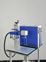 Nouvelle machine de marquage laser à fibre CNC portative de type split 100W MAX, refroidissement par air, prend en charge DXF/BMP/AI/DWG/LAS/DST, haute précision