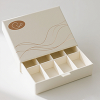 Boîte cadeau en papier de qualité alimentaire personnalisée, emballage de Noël haut de gamme pour chocolat, biscuits et aliments pour bébés - Boîtes rigides recyclables