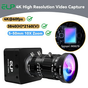 กล้อง60fps USB3.0 ELP 4K IMX678สีอ่อนกล้องอุตสาหกรรม<span class=keywords><strong>10xzoom</strong></span> CS 5-50มม. เลนส์ปลั๊กแอนด์เพลย์สำหรับหุ่นยนต์เครื่องพิมพ์3D - Product Image 3