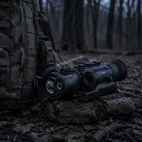 Pour NV008SP3-LRF 8x 4K CMOS PVC, lunette de chasse avec objectif 35 mm, champ de vision de 3280 pieds, observation jour/nuit à 1000 m