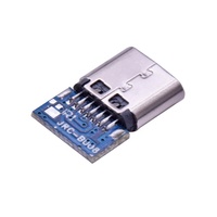 PCB 마운트 및 SMT 납땜이 있는 Type-C 14P/16P 암 소켓, 고속 충전 인터페이스 USB 커넥터