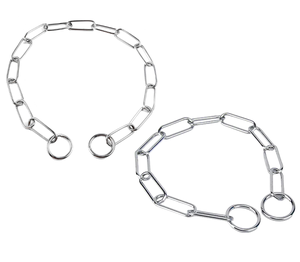 Staal verzinkt choke ketting collier lange schakel - Product Image 4