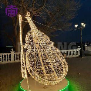 ไฟเครื่องดนตรี 3 มิติ สำหรับตกแต่งสวนและลานกลางแจ้ง - มาตรฐาน IP65 ปรับแต่งสีได้ ติดตั้งง่าย - Product Image 2