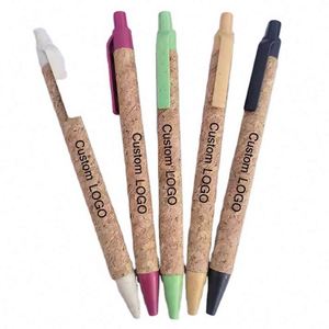 YS865 Custom Logo Printed Recyclable Kraft Paper Pen Gift Ballpen Corporate Business Activity Gift Cardboard Pen for Promotion - Product Image 1