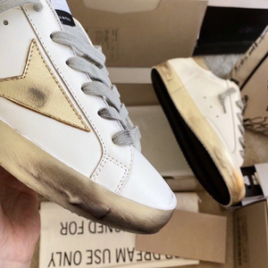 <span class=keywords><strong>Scarpe</strong></span> Sportive da <span class=keywords><strong>Uomo</strong></span> in Vera Pelle di Grande Taglia 45, Sneakers Classiche Dorate con Lacci per Donna, Ideali per l'Inverno - Product Image 4