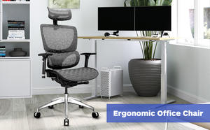 Silla Ejecutiva Ergonómica de Malla de Lujo con Altura Ajustable y Certificación BIFMA para Uso Comercial - Product Image 2