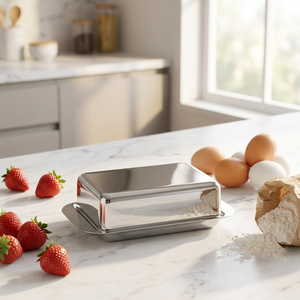Butter Dish Stainless Steel Butter Dish - Product Image 1
