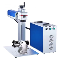 Machine de marquage laser à fibre 20W 100W pour la découpe laser de bijoux en argent et or Supports de gravure sur métal DXF BMP AI DST Graphic