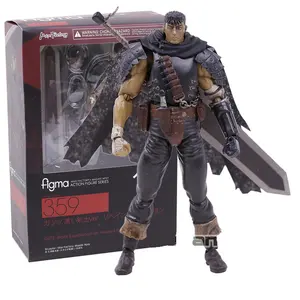 17CM Berserk Beruseruku 게임 Figma 359 Black Swordman 피규어 애니메이션 액션 피규어 PVC 컬렉션 피규어 장난감