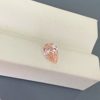 Doble Joya de Diamantes Rosados de Lujo con Certificación IGI, Corte Pera, Diamantes Cultivados en Laboratorio HPHT para Anillo de Compromiso