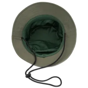 TCAP Custom Polyester Rubber Patch Bucket Hat Unisex With Rope