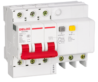 DELIXI DE47sLE RCD RCBO Dispositivo de Corriente Residual RCCB MCB MCCB Instalación Modular en Riel DIN para Motor de Bomba Industrial 6kA 400V/230V
