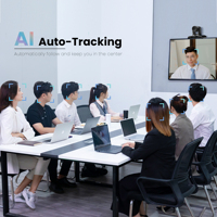 Kamera PTZ Tongveo 4K USB Auto-Tracking dengan Zoom Digital 5X untuk Konferensi Video, Dijual Murah