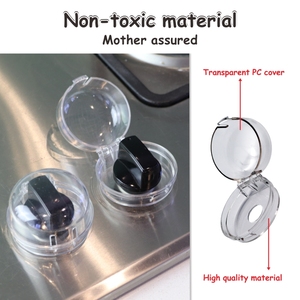 PRODIGY VB001 Prodigy Baby Safety Supplier Couvercle de brûleur à gaz transparent pour cuisinière à gaz Couvercle de bouton de cuisinière de cuisine - Product Image 3
