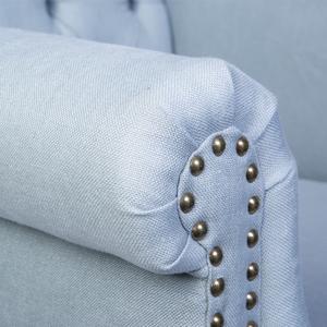 New Design Wooden Chesterfield Wingback High Back Living Room Accent Sofa <strong>Chairs</strong> - Product Image 3