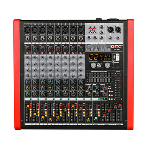 Mezclador de Audio BMG E-16 MP3 de 16 Canales con Consola USB, Depuración de Sonido, Producción Musical, Uso Profesional en Escenarios - Product Image 1