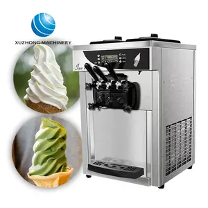 Icecream Máy Maker mềm Ice Cream mềm phục vụ máy làm kem bảng Icecream. Maker