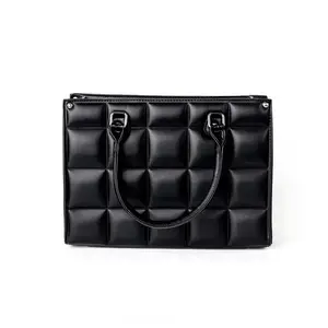 Siyah tasarımlar moda çanta çanta deri çanta kadın çanta bayanlar 2024 bayanlar tasarımcı deri tote satchel omuzdan askili çanta
