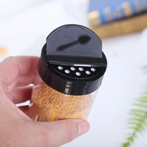 200ml 500ml 2 3.5 oz 7Oz 8oz nhựa gia vị Jar Pet nhựa <span class=keywords><strong>container</strong></span> với Flip <span class=keywords><strong>Top</strong></span> nắp vòng nhựa gia vị chai các loại thảo mộc bột - Product Image 2