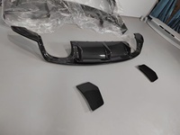 Diffuseur arrière en fibre de carbone TT TTS TTRS pour Audi TT MK3 TTS TTRS 2015 2016 2017 2018 2019 Diffuseur de pare-chocs arrière de voiture