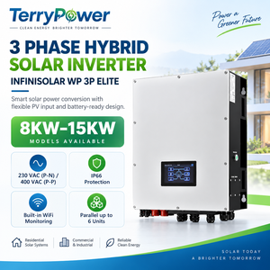 Convertisseur solaire hybride triphasé 8KW/10KW/12KW/15KW IP66, convertisseurs solaires MPPT, convertisseur solaire hybride 48V - Product Image 1