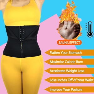 Women Tummy Control Waist Slimming Belt Weight Loss Waist Trainer Body Shaper Corset Belly Sheath Tummy <b>Trimmer</b> Sports - Product Image 6